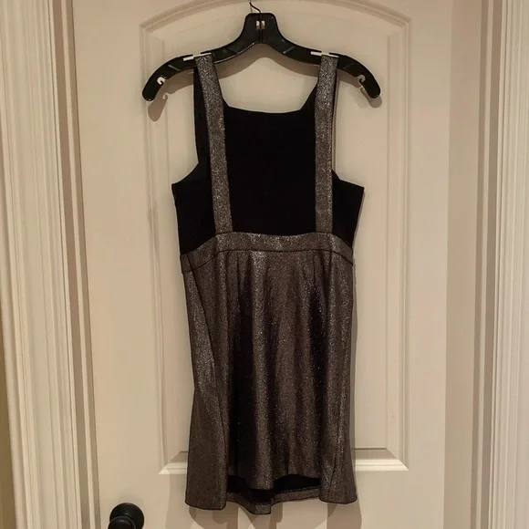 bcbgeneration grey dress BCBGeneration Ribbed Cutout Midi Dress in Charcoal